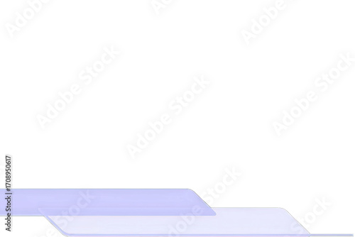 Light Purple Tech - Sense Geometric Border Background for Tech Interfaces, Web Design, APP Interface Elements