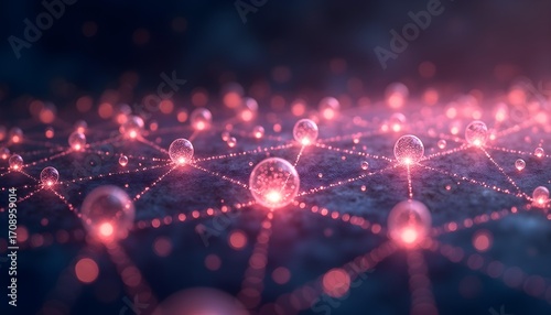 Wallpaper Mural Quantum Harmonies: A Symphony of Light Torontodigital.ca