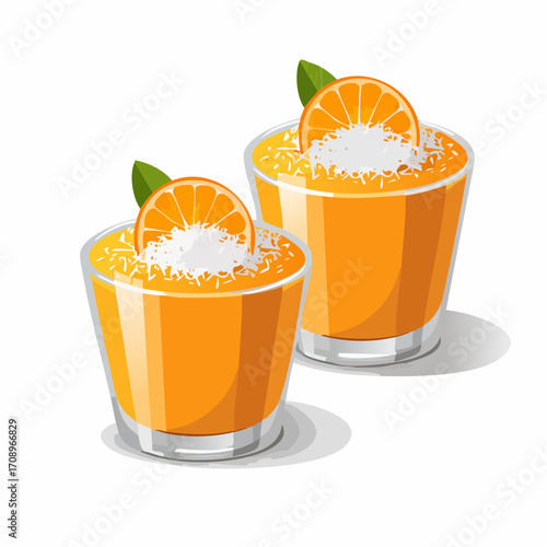 Orangendessert