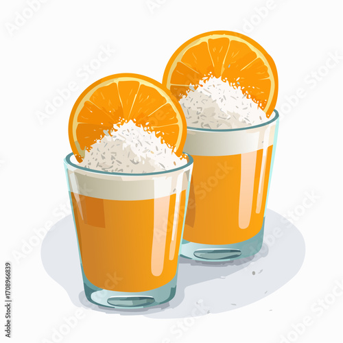 Orangendessert