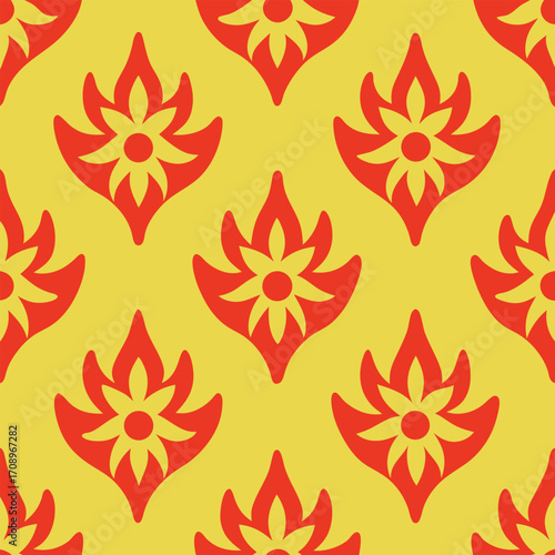 Irregular Hand Drawn Seamless Pattern for Modern Prints and Backgrounds