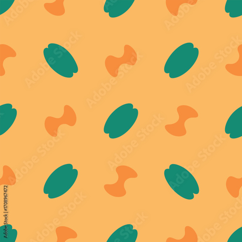 Irregular Hand Drawn Seamless Pattern for Modern Prints and Backgrounds