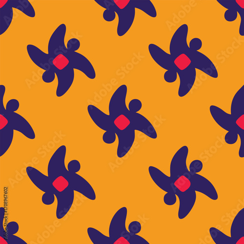 Irregular Hand Drawn Seamless Pattern for Modern Prints and Backgrounds