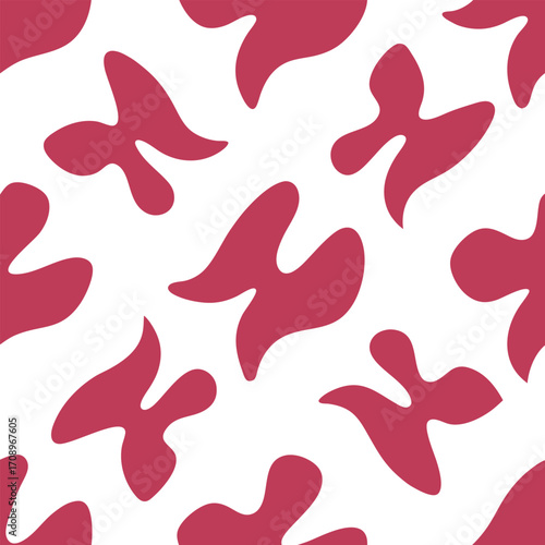 Irregular Hand Drawn Seamless Pattern for Modern Prints and Backgrounds