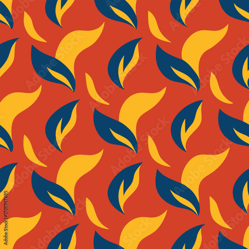 Irregular Hand Drawn Seamless Pattern for Modern Prints and Backgrounds
