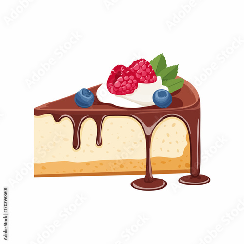 Käsekuchen mit Waldbeeren