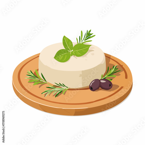 Käse mit Oliven