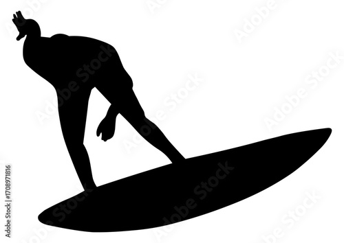 サーファーのシルエット