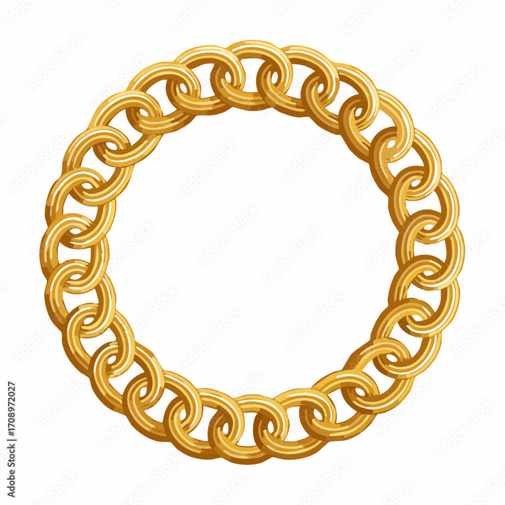 Obraz premium 金色水引で描く豪華な和風ガーランド枠ベクター