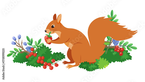 squirrel with nut