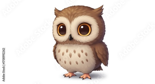 Cute cartoon owl illustration