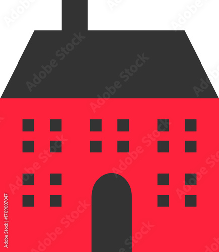 Simple House Home Icon Silhouette