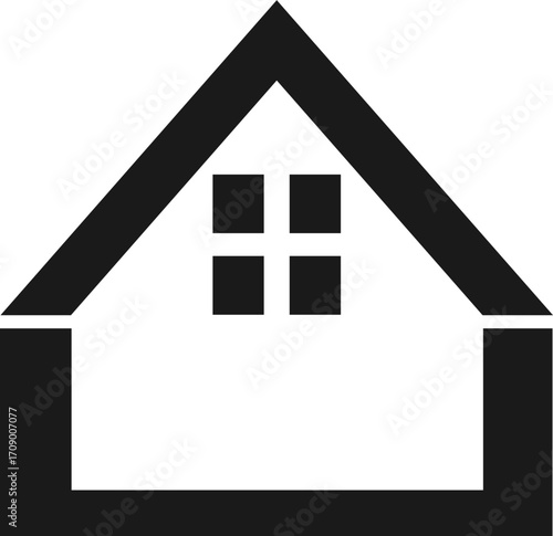 Simple House Home Icon Logo