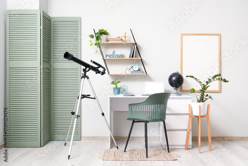 Interior of office with inv...