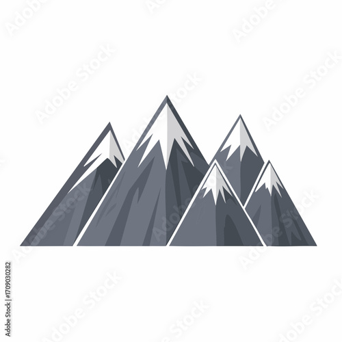 Minimalist Mountain Peak