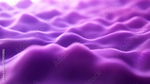 Abstract purple wavy surface