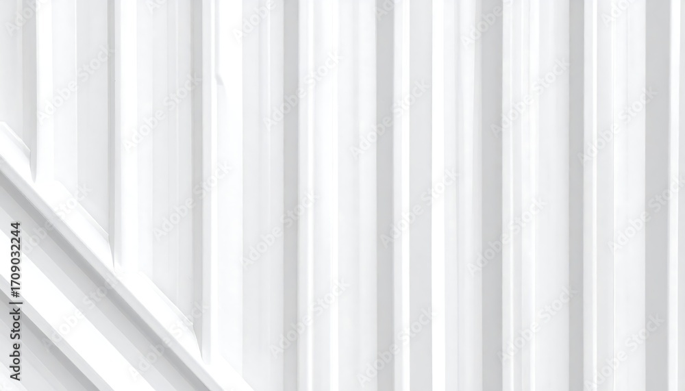 Fototapeta premium Abstract white architectural detail