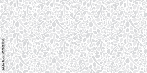 Organic motif, botanical motif background. Seamless pattern.Vector.スタイリッシュな有機的パターン