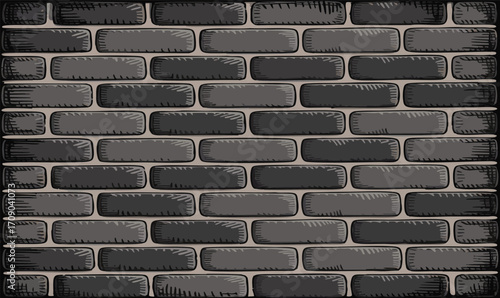 Vintage grunge brick wall background retro texture vector