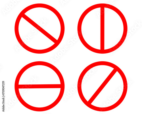 Vector road safety sign set with red circle icons for no entry, no parking, and no smoking isolated on white background Free Download Vector road safety sign set with red circle icons for no entry, no parking, and no smoking isolated on white background - GFXLoad