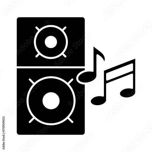 Speaker Icon Black