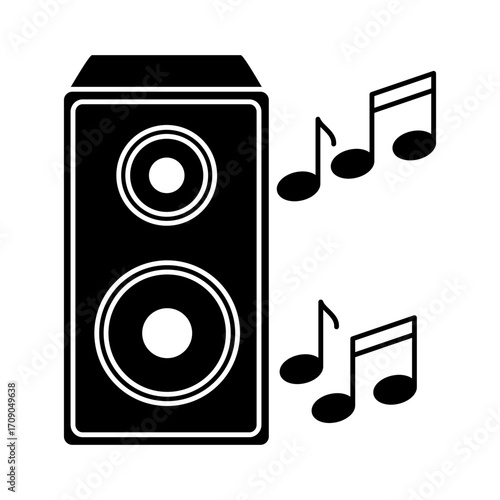 Speaker Icon Black