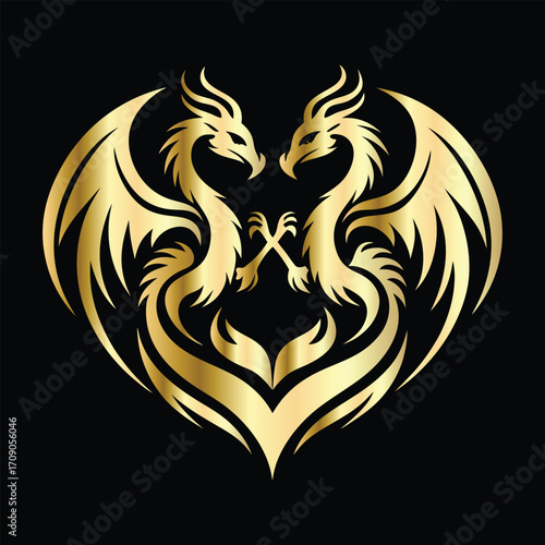 
phoenix head logo design vector template. Luxury heraldic phoenix symbol. Phoenix Bird Wings Logo Design Template.