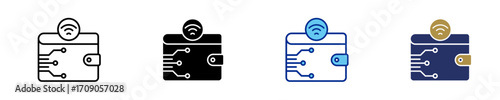 Ewallet  Icon Set Multiple Style Collection