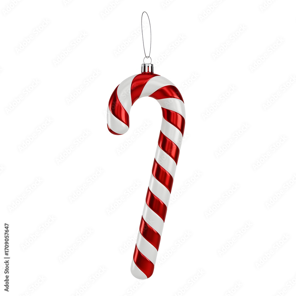 Fototapeta premium candy cane isolated on white