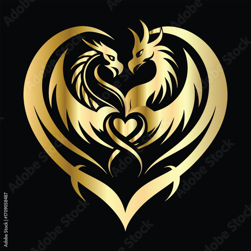 
phoenix head logo design vector template. Luxury heraldic phoenix symbol. Phoenix Bird Wings Logo Design Template.