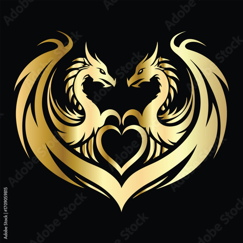 
phoenix head logo design vector template. Luxury heraldic phoenix symbol. Phoenix Bird Wings Logo Design Template.