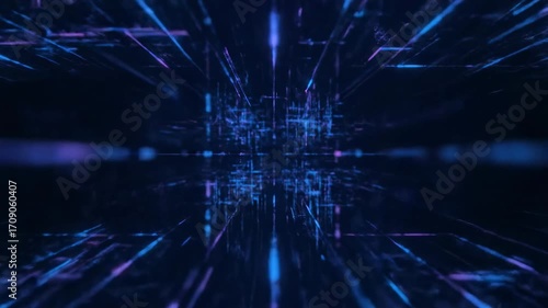 Wallpaper Mural Abstract digital light grids rapidly pulse and morph in a complex, technological pattern in a seamlessly looping video rapidly pulse, futuristic, loop Torontodigital.ca