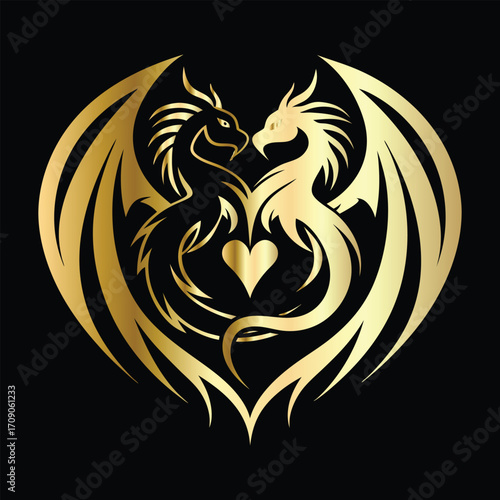 
phoenix head logo design vector template. Luxury heraldic phoenix symbol. Phoenix Bird Wings Logo Design Template.
