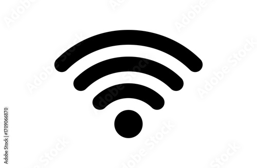 Wi-Fiのシンプルなベクターアイコン