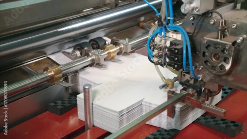 Innovative paper sheet feeding mechanism enhances glue application efficiency in industrial settings