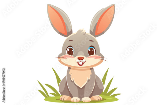 easter bunny with easter egg