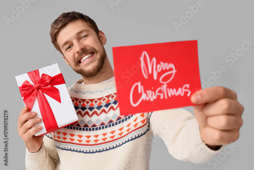 Happy young man with Christ...