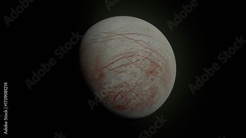 Europa Moon of Jupiter, Solar System
