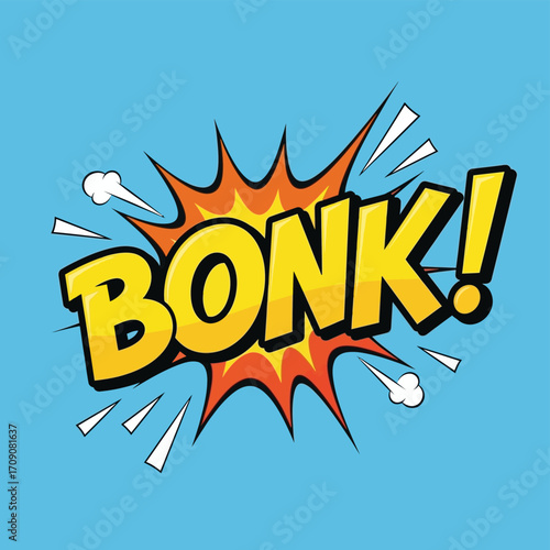 Comic Book Style Bonk Explosion
