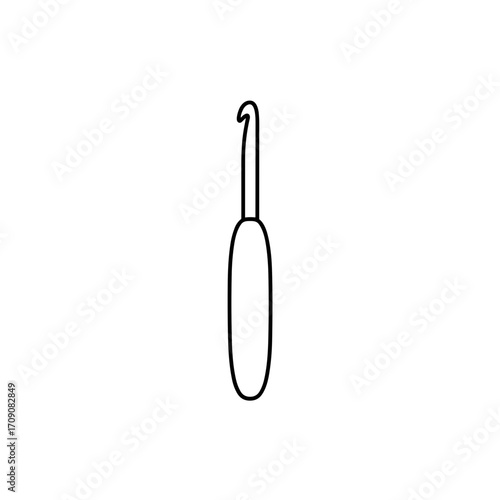 Simple Outline of a Crochet Hook Tool