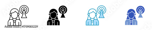 Goals  Icon Set Multiple Style Collection