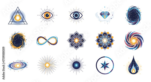 Mystical Symbols and Spiritual Elements