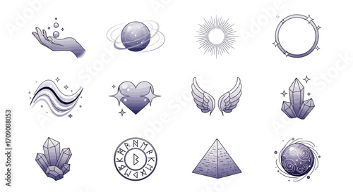 Mystical and Spiritual Symbols Collection