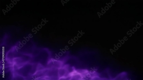 Abstract purple light waves creating a dynamic texture on a dark background, digital art concept