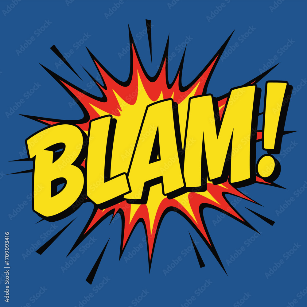 Naklejka premium Comic Book 