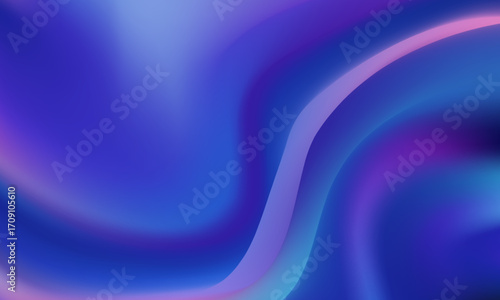 Abstract background with a luxurious blue velvet flow.