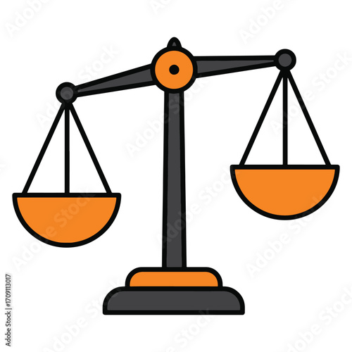 A balanced scale representing justice, fairness, and impartiality in legal and ethical decision-making