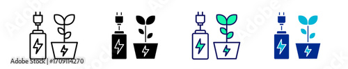 Bio  Icon Set Multiple Style Collection