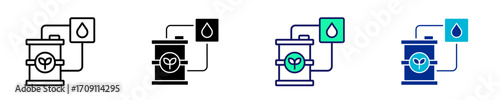 Barrel  Icon Set Multiple Style Collection