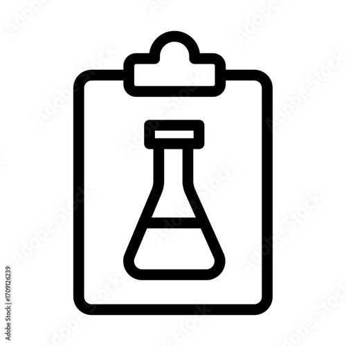 Research Data Line Icon of Medical Research Icon Set
